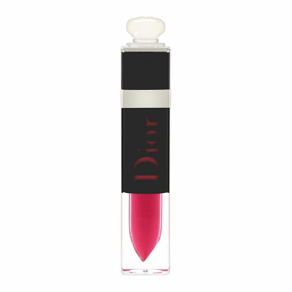 Christian Dior Dior Addict Lacquer Plump Lip Colour 676 Dior Fever Pink Like New - Picture 2 of 5